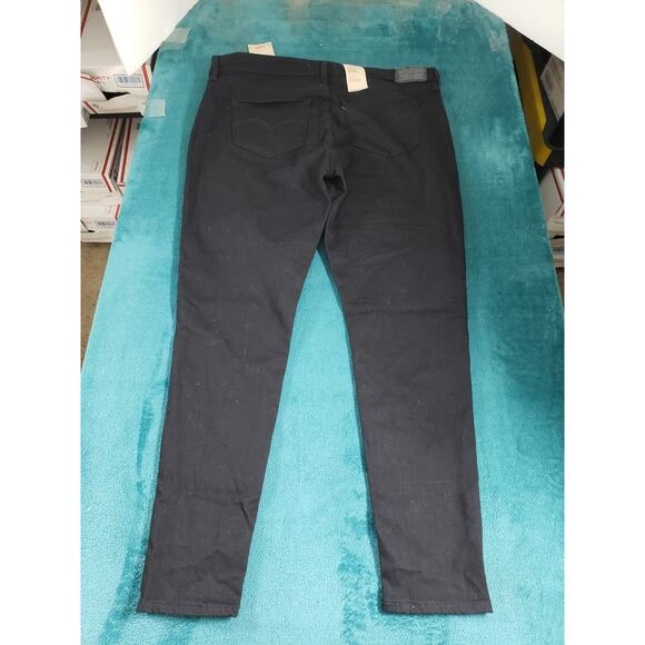 Levis 720 Jeans Size 18 Womens Black Pants Stretch Denim High Rise Skinny NWT - Picture 15 of 16